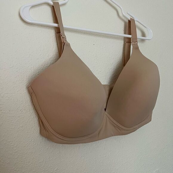 Motherhood Intimates Bra Wireless Maternity Nursing Bra 91929, Nude, Sz 38G - Picture 4 of 11